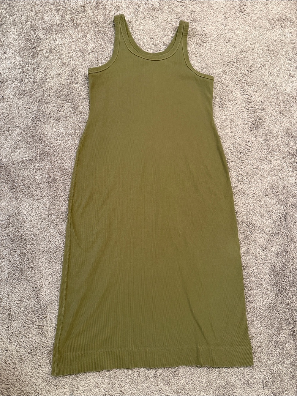 Everlane Olive Tank Maxi Dress